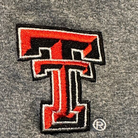 Texas Tech Men’s XL Gray Polo Style Shirt by Champion Embroidered Logo - Picture 4 of 6